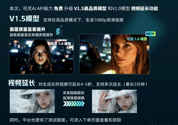 快手可灵AI API能力升级，下单即可接入V1.5模型